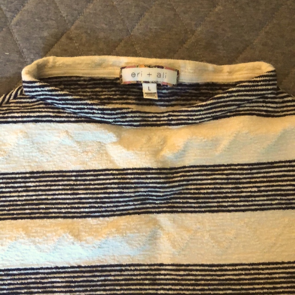 Eri + Ali mock neck boxy sweater